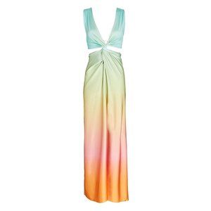 New Baobab Rio Open-Back Twisted Maxi Dress, Size Small